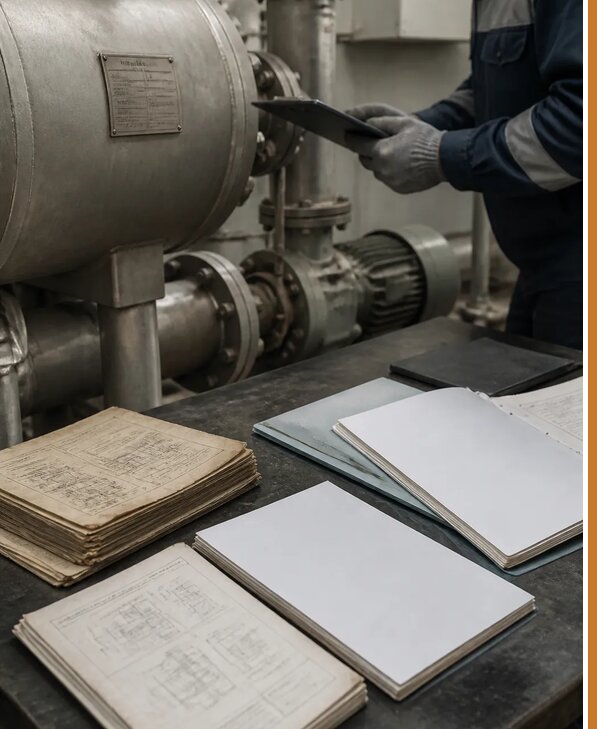 Услуги по восстановлению паспорта оборудования в Кохме